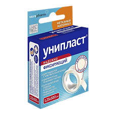 Изображение товара Лейкопластырь Унипласт фиксирующий на нетканой основе 1,25х500 см 1 шт
