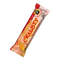 Купить Батончик Капитан Сильвер кокос с какао в белой глазури 50 г 1 шт цена