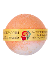 Купить Кафе Красоты Бурлящий шар для ванн Цитрусовый сорбет 120 г 1 шт цена