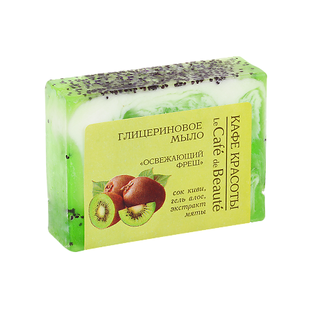 Изображение товара Cafe Mimi Мыло глицериновое Освежающий фреш 100 г 1 шт