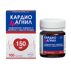 Купить Кардиомагнил таблетки покрыт.плен.об. 150 мг+30,39 мг 100 шт цена