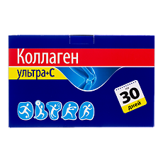 Купить Коллаген Ультра +С с натуральным вкусом порошок в пакетах-саше по 8 г 30 шт цена