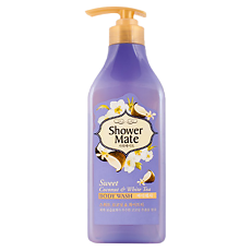 Купить Kerasys Shower Mate Гель для душа Кокос и белый чай 550 г 1 шт цена