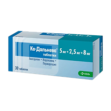Купить Ко-Дальнева таблетки 5 мг+2,5 мг+8 мг 30 шт цена