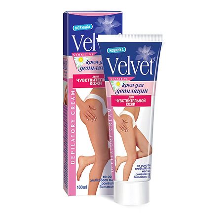 Депилятор Велвет (Velvet) для чувствительной кожи 100 мл 1 шт