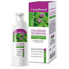 Купить Compliment Репейная серия Шампунь против выпадения волос 200 мл 1 шт цена