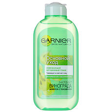 Купить Garnier Skin Naturals Тоник для лица Основной Уход освежающий для нормальной и смешанной кожи 200 мл 1 шт цена