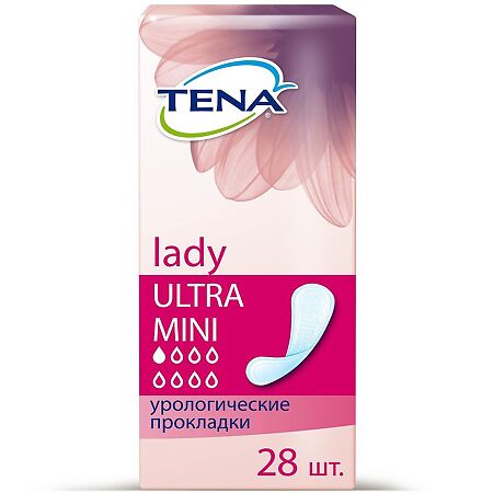 Tena Lady Ultra Mini прокладки урологические 28 шт