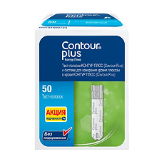 Купить Тест-полоски Контур Плюс (Contour Plus) 50 шт цена