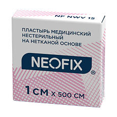 Купить Neofix Пластырь медицинский на нетканой основе NWV 1х500 см 1 шт цена