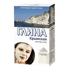 Купить Глина белая Крымская 100 г 1 шт цена