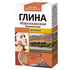 Купить Глина красная Марокканская Вулканическая 100 г 1 шт цена
