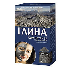 Купить Глина черная Камчатская вулканическая 100 г 1 шт цена