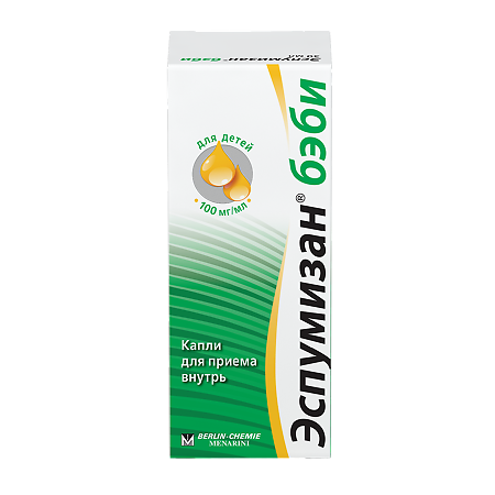 Эспумизан Бэби капли для приема внутрь 100 мг/мл 30 мл 1 шт