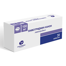 Купить Ламотриджин Канон таблетки 100 мг 30 шт цена