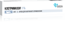 Изображение товара Клотримазол крем для наружного применения 1 % 20 г 1 шт