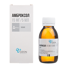 Купить Амброксол сироп 15 мг/5 мл 100 мл 1 шт цена