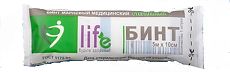 Купить Бинт стерильный 10 см х 5 м Life 1 шт цена
