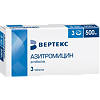Азитромицин-Вертекс таблетки покрыт.плен.об. 500 мг 3 шт