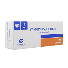 Купить Глимепирид таблетки 4 мг 30 шт цена
