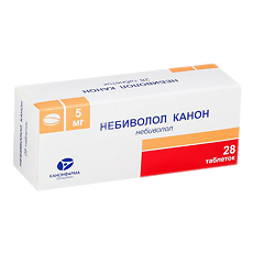 Купить Небиволол таблетки 5 мг 28 шт цена