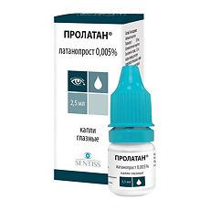 Купить Пролатан капли глазные 0,005 % 2,5 мл фл 1 шт цена