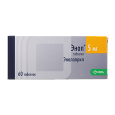 Купить Энап таблетки 5 мг 60 шт цена