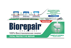 Изображение товара Biorepair Зубная паста Total Protective Repair для комплексной защиты и восстановление эмали 75 мл 1 шт