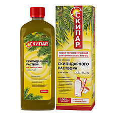 Изображение товара Скипар Раствор желтый Набор терапевтический для ванн НТВ-01 1000 мл 1 шт