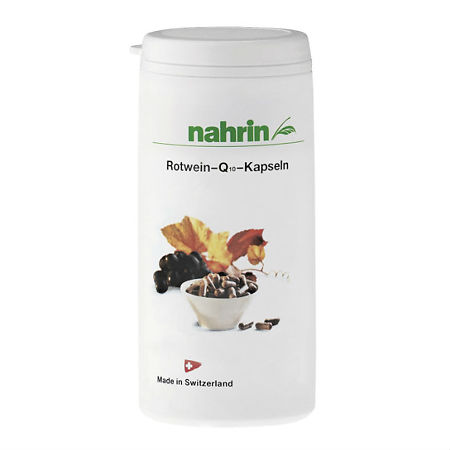 Изображение товара БАД Нарин Красное вино Q10 капсулы 275 мг 100 шт натуральные компоненты