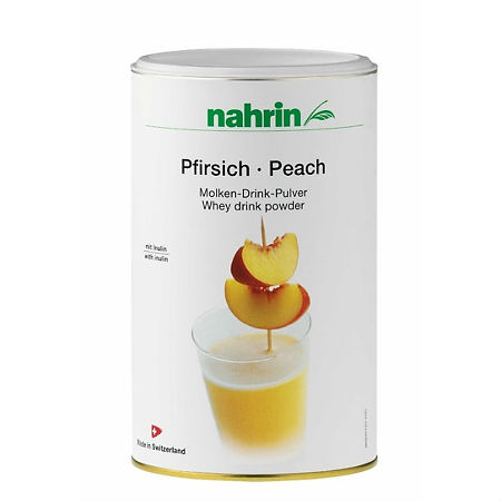 Nahrin Peach Whey Drink Молочная сыворотка с персиком порошок массой по 600 г 1 шт