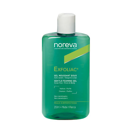 Noreva Exfoliac Гель очищающий для лица мягкий 250 мл 1 шт
