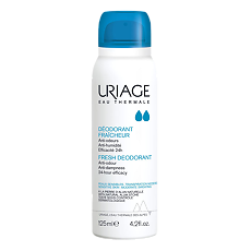 Изображение товара Uriage Deodorant Fraicheur Дезодорант-спрей освежающий с квасцовым камнем спрей 125 мл 1 шт