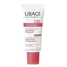 Купить Uriage Roseliane CC Cream Крем для чувствительной кожи склонной к покраснениям SPF30 40 мл 1 шт цена