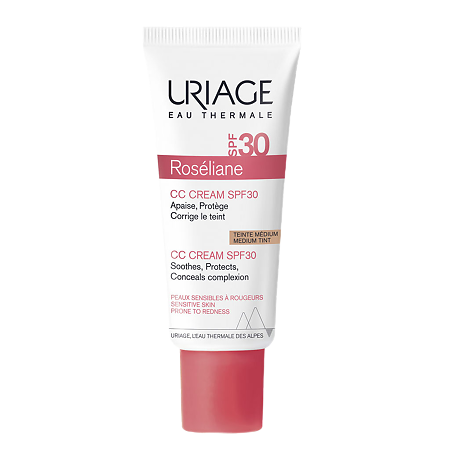 Uriage Roseliane CC Cream крем для чувствительной кожи склонной к покраснениям SPF30, 40 мл 1 шт