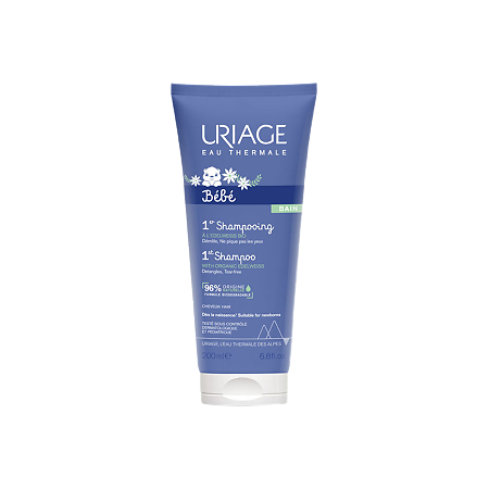 Изображение товара Uriage Bebe Первый шампунь ультрамягкий 200 мл гипоаллергенный без мыла для детей