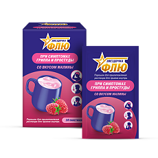 Изображение товара Звездочка Флю порошок порошок д/приг раствора д/приема внутрь 15 г 10 шт