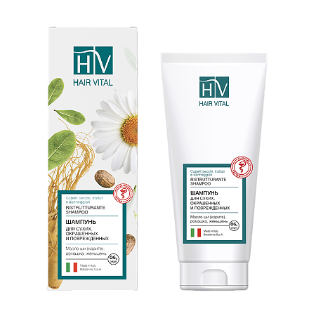 Изображение товара Hair Vital Шампунь для сухих окрашенных поврежденных волос 200 мл 1 шт