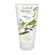 Купить Green Mama Крем для ног Шалфей и льняное масло 100 мл 1 шт цена