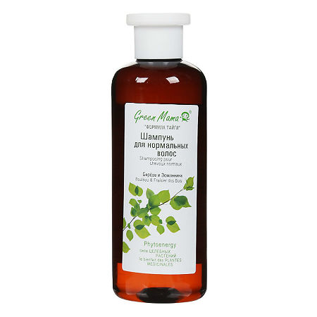 Изображение товара Green Mama Шампунь для нормальных волос Береза и земляника 400 мл 1 шт