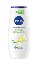Изображение товара Nivea Гель-уход для душа Крем и Карамболь 250 мл 1 шт