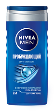 Купить Nivea Men Гель для душа Пробуждающий 250 мл 1 шт цена