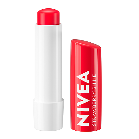 Nivea Бальзам для губ Клубничное сияние 4,8 г 1 шт
