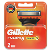 Gillette Fusion Power сменные кассеты для бритья 2 шт