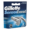 Gillette Mach 3 Sensor Exel кассеты 5 шт