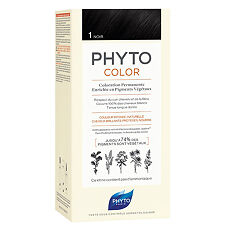 Купить Phyto Color Краска для волос оттенок 1 черный 1 шт цена