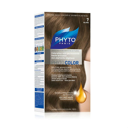 Изображение товара Краска для волос Phyto Color блонд 7.1 стойкая профессиональная Изображение товара Краска для волос Phyto Color блонд 7.1 стойкая профессиональная