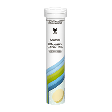 Купить Арнебия Витамин С+Селен+Цинк / Arnebia effervescent tablets zinc+vitamin C шипучие таблетки массой 4,3 г 20 шт цена