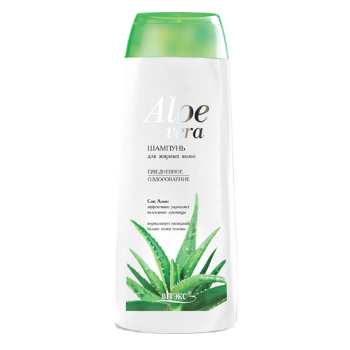 Изображение товара Шампунь Vitex Aloe Vera для жирных волос 500 мл ежедневный уход Изображение товара Шампунь Vitex Aloe Vera для жирных волос 500 мл ежедневный уход