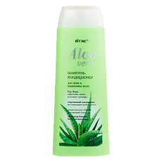 Купить Vitex Aloe Vera Шампунь-кондиционер для сухих и нормальных волос 500 мл 1 шт цена